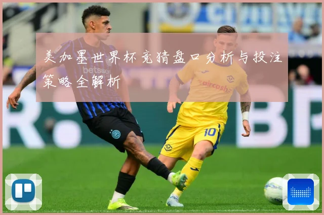 美加墨世界杯竞猜盘口分析与投注策略全解析
